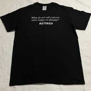Delta Black Retirement Humor T-Shirt
